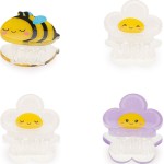 Legami Set of 4 Bee Mini Hair Clips - Clip me up! bee HCL0004 8052694112202
