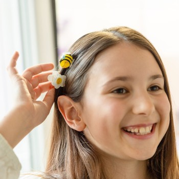 Legami Set of 4 Bee Mini Hair Clips - Clip me up! bee HCL0004 8052694112202