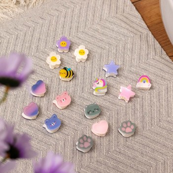 Legami Set of 4 Bee Mini Hair Clips - Clip me up! bee HCL0004 8052694112202