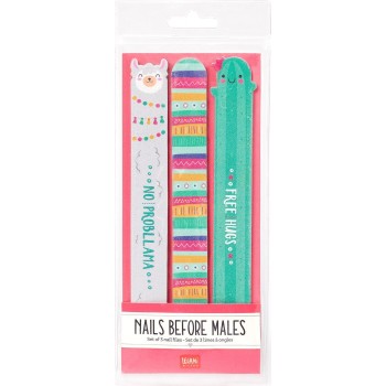 Legami λίμες νυχιών σετ 3 τεμαχια λαμα Nails Before Males - no probllama NFS0001 8059174832346