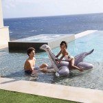 INTEX ride-on brontosaurus inflatable float, 178 x 94 cm, realistic design, wide  57584 6941057428659