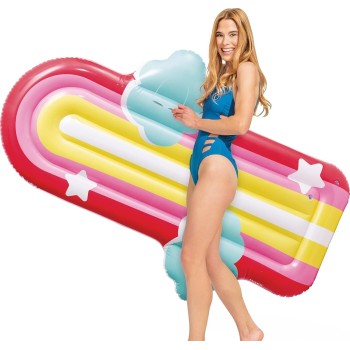 Intex Rainbow Cloud Παιδικό Φουσκωτό Στρώμα Θαλάσσης 58729 6941057425849