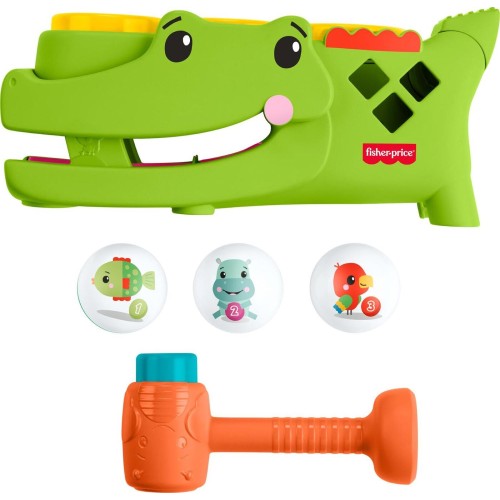 Mattel fisher-price κροκοδειλος παιχνιδι με μπαλιτσες JLB94 194735360369