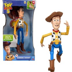 Mattel Disney and Pixar Toy Story 5 Running Woody 12 Inch Action Figure, 50 Plus Sounds JKL95 194735352555