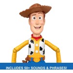 Mattel Disney and Pixar Toy Story 5 Running Woody 12 Inch Action Figure, 50 Plus Sounds JKL95 194735352555