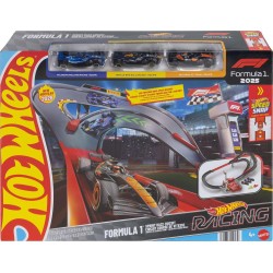 Mattel Hot Wheels Racing Formula 1 Sprint Race Circuit Track Set With 3 Die-cast Toy Cars in 1:64 Scale JNN32 194735400539