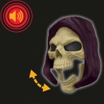 Mattel Masters Of The Universe Skeletor Mask, 2026 Movie Look, Lights & Sounds Roleplay Costume Face Cover JKJ07 194735350568