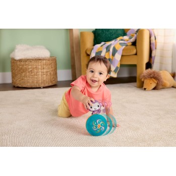 Mattel Fisher-price Crawling Musical Purple Monkey Ball, Baby Developmental Activity Toy JLB95 194735360383