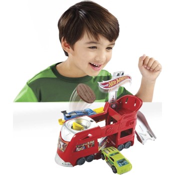 Mattel hot wheels hw city - αναδιπλουμενες πιστες ghost garage play set FJN34 / FJN39 887961539097