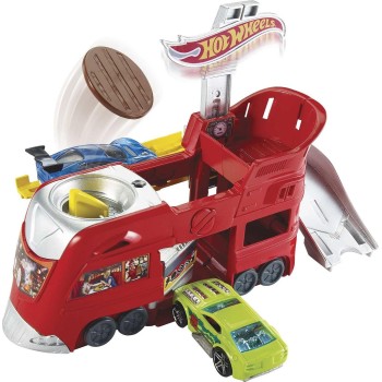 Mattel hot wheels hw city - αναδιπλουμενες πιστες ghost garage play set FJN34 / FJN39 887961539097