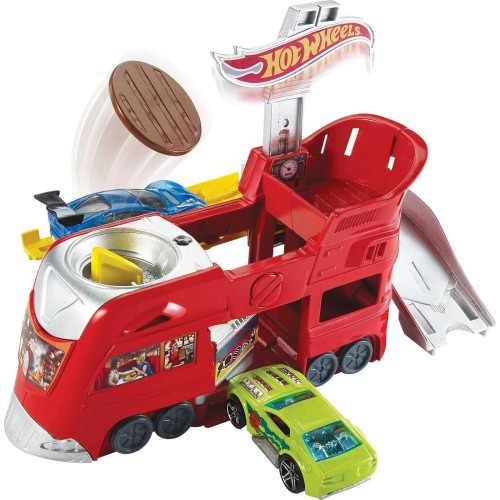 Mattel hot wheels hw city - αναδιπλουμενες πιστες ghost garage play set FJN34 / FJN39 887961539097