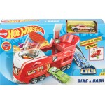 Mattel hot wheels hw city - αναδιπλουμενες πιστες ghost garage play set FJN34 / FJN39 887961539097
