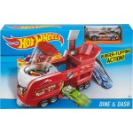 Mattel hot wheels hw city - αναδιπλουμενες πιστες ghost garage play set FJN34 / FJN39 887961539097