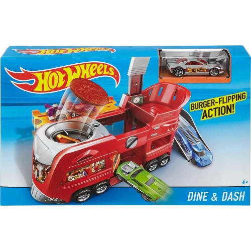 Mattel hot wheels hw city - αναδιπλουμενες πιστες ghost garage play set FJN34 / FJN39 887961539097