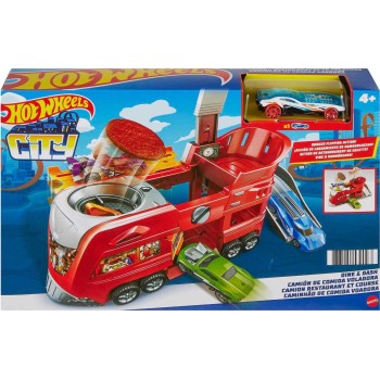 Mattel hot wheels hw city - αναδιπλουμενες πιστες ghost garage play set FJN34 / FJN39 887961539097