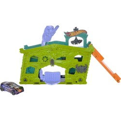 Mattel hot wheels hw city - αναδιπλουμενες πιστες ghost garage play set FJN34 / FJN38 887961539080