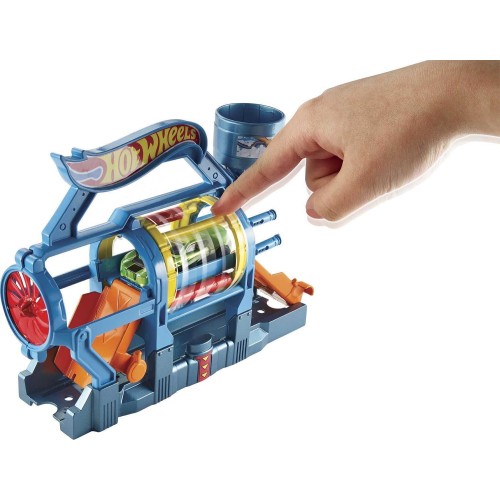 Mattel hot wheels hw city - αναδιπλουμενες πιστες turbo jet car wash play FJN34 / FJN35 887961539110