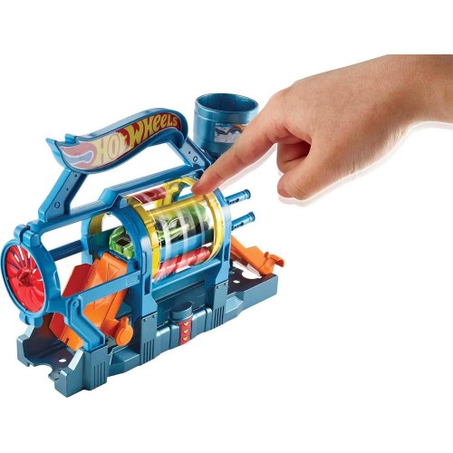 Mattel hot wheels hw city - αναδιπλουμενες πιστες turbo jet car wash play FJN34 / FJN35 887961539110
