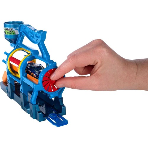 Mattel hot wheels hw city - αναδιπλουμενες πιστες turbo jet car wash play FJN34 / FJN35 887961539110