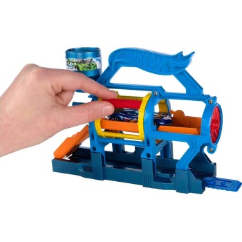 Mattel hot wheels hw city - αναδιπλουμενες πιστες turbo jet car wash play FJN34 / FJN35 887961539110