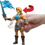 Mattel Masters of the Universe He-man Power Sword Slash Feature Figure Toy, 5.5 Inch Twist & Release Action JKH99 / JKJ02 194735