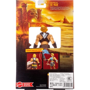 Mattel Masters of the Universe He-man Power Sword Slash Feature Figure Toy, 5.5 Inch Twist & Release Action JKH99 / JKJ02 194735