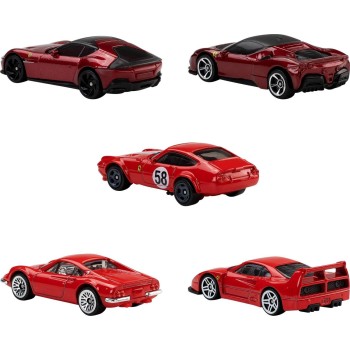 Mattel 2026 5 CAR PK - Rosso - 21A JLN12 194735367887