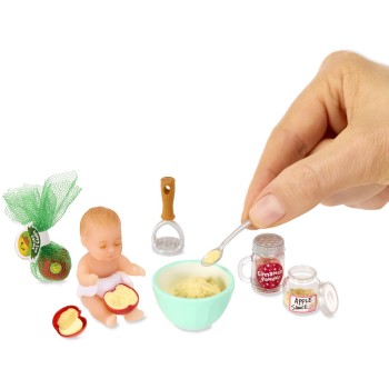 MGA Entertainment Miniverse Real Baby - ΜΑΚΕ ΙΤ μίνι Baby FOOD ASST. PDQ 571261 / 571537 035051571261