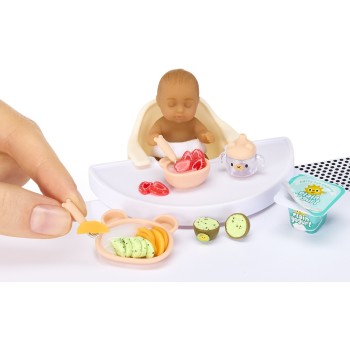 MGA Entertainment Miniverse Real Baby - ΜΑΚΕ ΙΤ μίνι Baby FOOD ASST. PDQ 571261 / 571537 035051571261