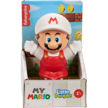 Mattel Fisher-price Little People My Mario Fire Character Figure for Toddlers & Kids, 1 Toy JHG64 / JHG65 194735331055