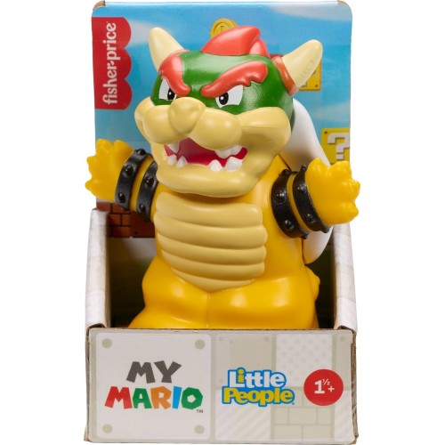 Mattel Fisher-price Little People My Mario Bowser Character Figure for Toddlers & Kids, 1 Toy JHG64 / JHG70 194735331093
