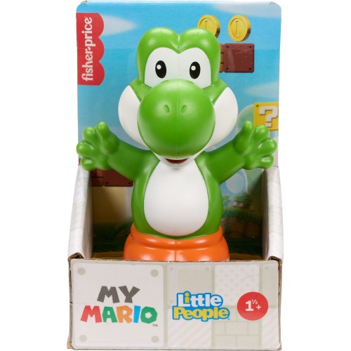 Mattel Fisher-price Little People My Mario Yoshi Character Figure for Toddlers & Kids, 1 Toy JHG64 / JHG69 194735331109
