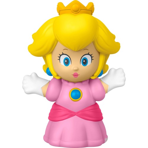 Mattel Fisher-price Little People My Mario Princess Peach Character Figure for Toddlers, 1 Toy JHG64 / JHG67 194735331062