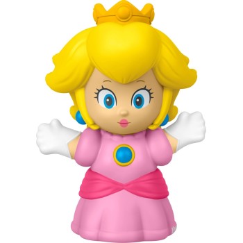 Mattel Fisher-price Little People My Mario Princess Peach Character Figure for Toddlers, 1 Toy JHG64 / JHG67 194735331062