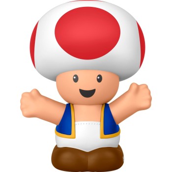 Mattel Fisher-price Little People My Mario Toad Character Figure for Toddlers & Kids, 1 Toy JHG64 / JHG68 194735331031