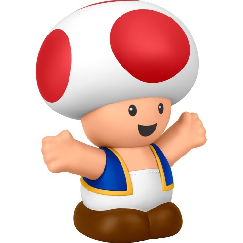 Mattel Fisher-price Little People My Mario Toad Character Figure for Toddlers & Kids, 1 Toy JHG64 / JHG68 194735331031