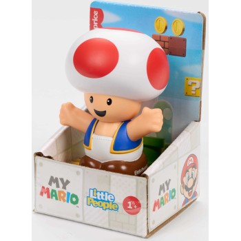 Mattel Fisher-price Little People My Mario Toad Character Figure for Toddlers & Kids, 1 Toy JHG64 / JHG68 194735331031