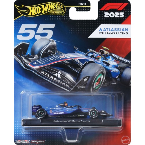 Mattel hot wheels συλλεκτική αυτοκινητακια f1 premium atlassian willi HRV11 / JKD85 194735347872