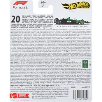 Mattel Hot Wheels 1:64 Scale Premium Die-cast Formula 1 Collectible Toy Race Car (styles May Vary) HRV11 / HRV11 194735347827