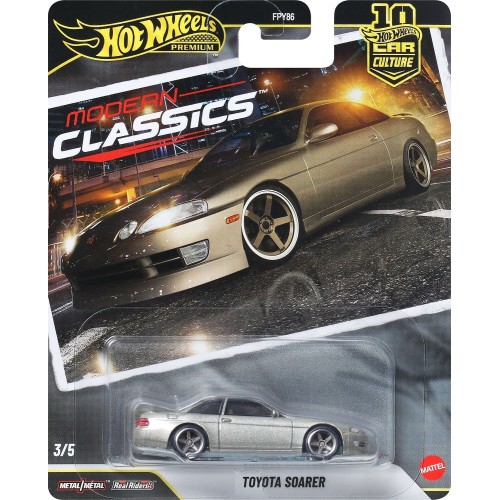 Mattel Hot Wheels Car Culture Premium 1:64 Scale Die-cast Toy Toyota Soarer, Modern Classics FPY86 / JKF15 194735347742