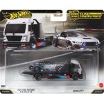 Mattel Hot Wheels Team Transport Truck & Race Car, Gift for Racing Collectors FLF56 / JHX92 194735338252