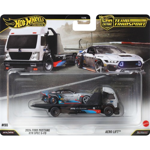 Mattel hot wheels συλλεκτικa - νταλίκα με αυτοκινητάκι hw 2024 frd mstng rtr FLF56 / JHX92 194735338252