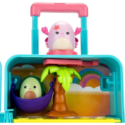 Squish-a-longs - 2pc Carry-on Toy Set With Figures & Accessories - Jazwares JWSL0093 191726850588