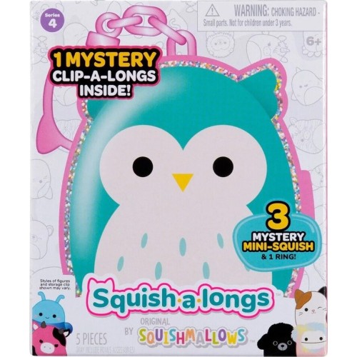 Squish-a-longs - Blind 8-position Key Holder With 3 Figures W4 (6 Designs) - Jazwares Barcode: JWSL0199 191726942771