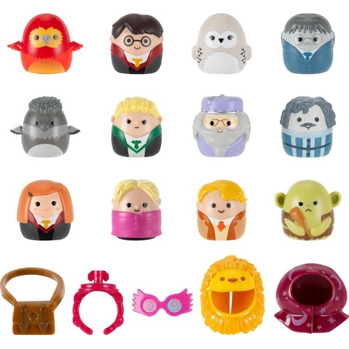 Squish-a-longs - Harry Potter Set of 12pcs Figures & Accessories - Jazwares Harry Potter set of 12pcs Figures & Accessories Sqal