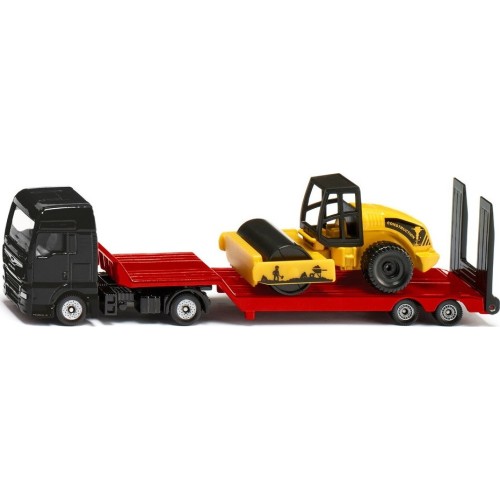 MAN Flatbed Truck With Paver (1:87) - Siku Barcode: SI001760 4006874017607