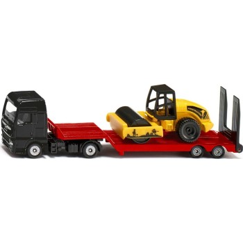 MAN Flatbed Truck With Paver (1:87) - Siku Barcode: SI001760 4006874017607