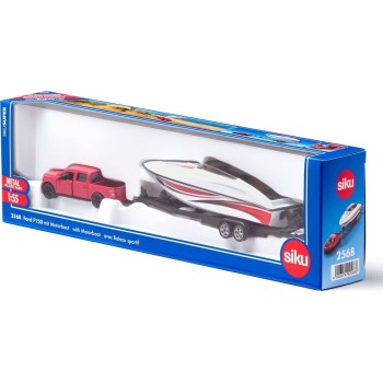 Αυτοκίνητο Ford F150 με Ταχύπλοο (1:50) - Siku SI002568 4006874025688
