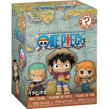 funko mystery mini: one piece - straw hat crew - monkey d. luffy, roronoa,  90648 889698906487
