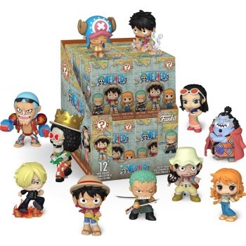 funko mystery mini: one piece - straw hat crew - monkey d. luffy, roronoa,  90648 889698906487
